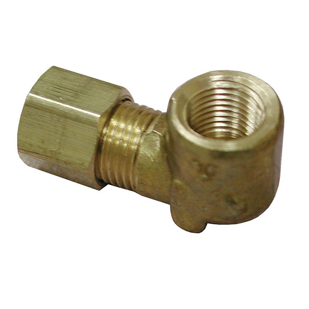 Jones Stephens OD Compression x Female 90 Degree Brass Elbow 