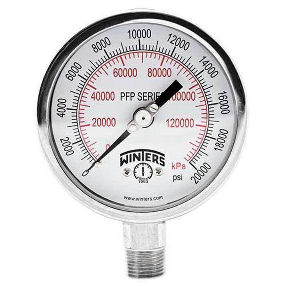 Winter's Thermogauges 2-1/2 in. Stainless Steel Liquid Filled Gauge 