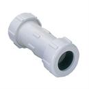 Legend Valve & Fitting White Straight Schedule 40 PVC and Rubber Compression Coupling 