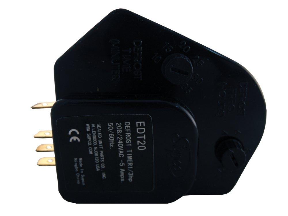 Supco Black Electronic Timer 
