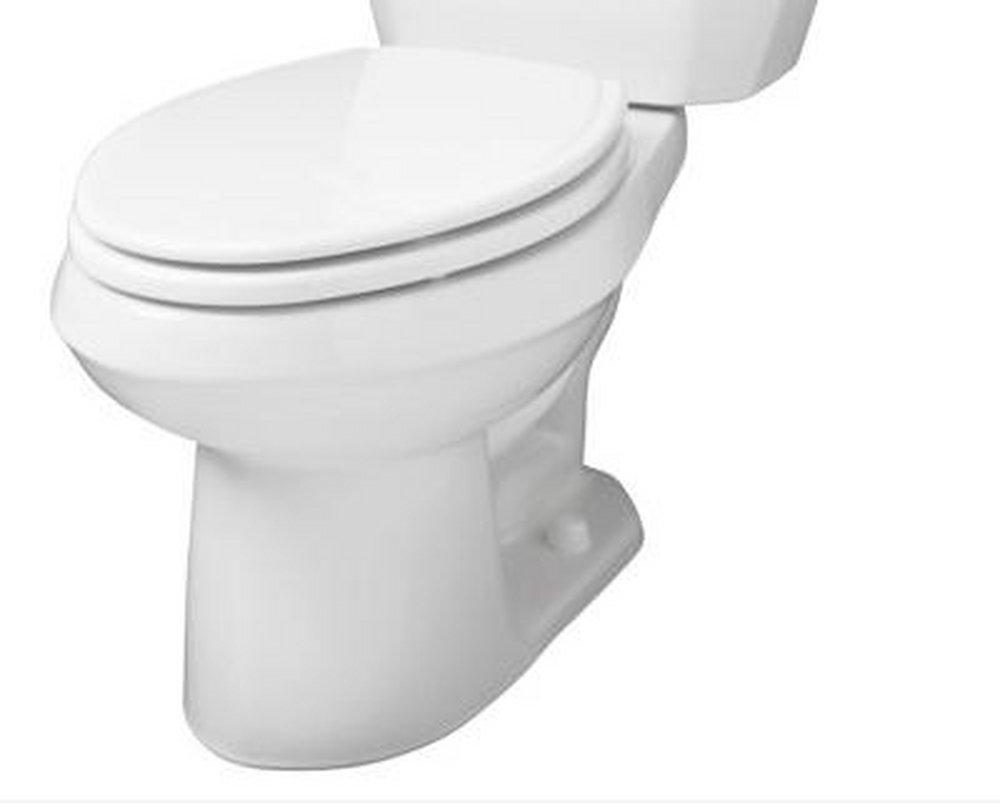 Gerber Plumbing Bone 1.6 gpf Elongated Floor Mount Two Piece Toilet Bowl 
