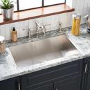 Signature Hardware Stainless Steel 33 x 22 in. Stainless Steel Single Bowl Undermount Kitchen Sink 