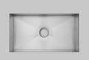 Signature Hardware Stainless Steel 33 x 22 in. 3-Hole Single Bowl Undermount Kitchen Sink 