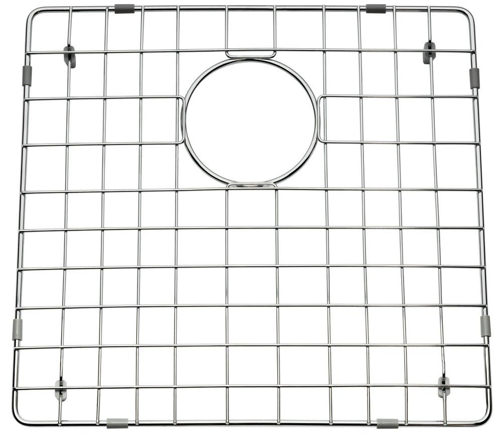 Signature Hardware Stainless Steel 17-1/3 in. Basket or Basin Rack 