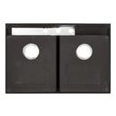 Signature Hardware Brushed Stainless Steel 33 x 22 in. Stainless Steel Double Bowl Undermount Kitchen Sink 