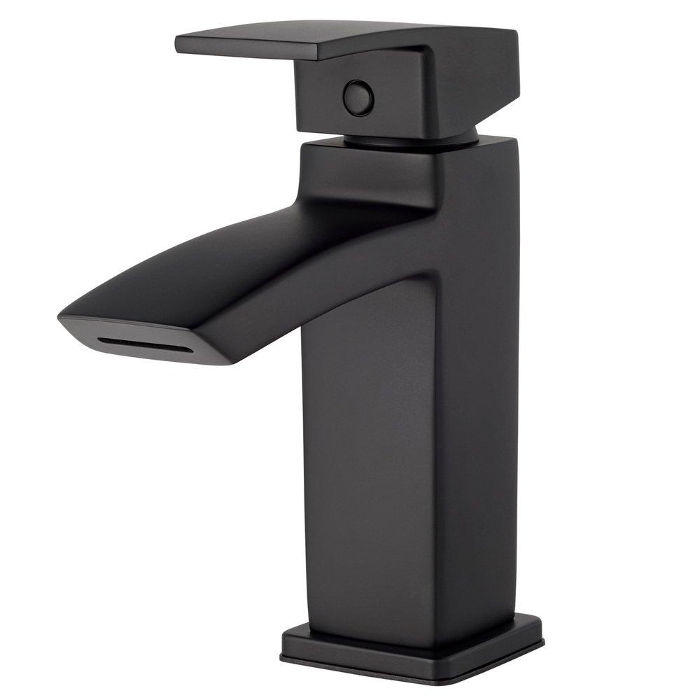 Pfister Matte Black Single Handle Centerset Bathroom Sink Faucet 