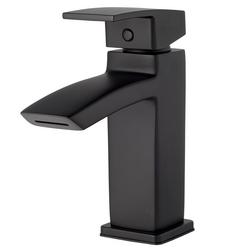 Single Handle Centerset Bathroom Sink Faucet in Matte Black