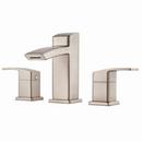 Pfister Brushed Nickel Two Handle Widespread Bathroom Sink Faucet 
