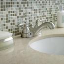 Moen Spot Resist Brushed Nickel Bathroom Sink Faucet with Double Lever Handle 