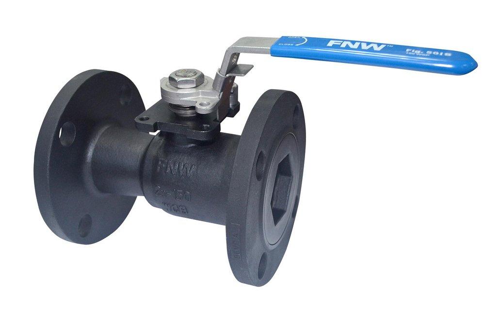 FNW&reg; Carbon Steel Reduced Port Flanged 150# Ball Valve 