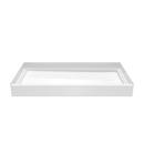 60 in. x 30 in. Shower Base with Right Drain in White