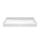 Aquatic White 60 in. Rectangle Shower Base 