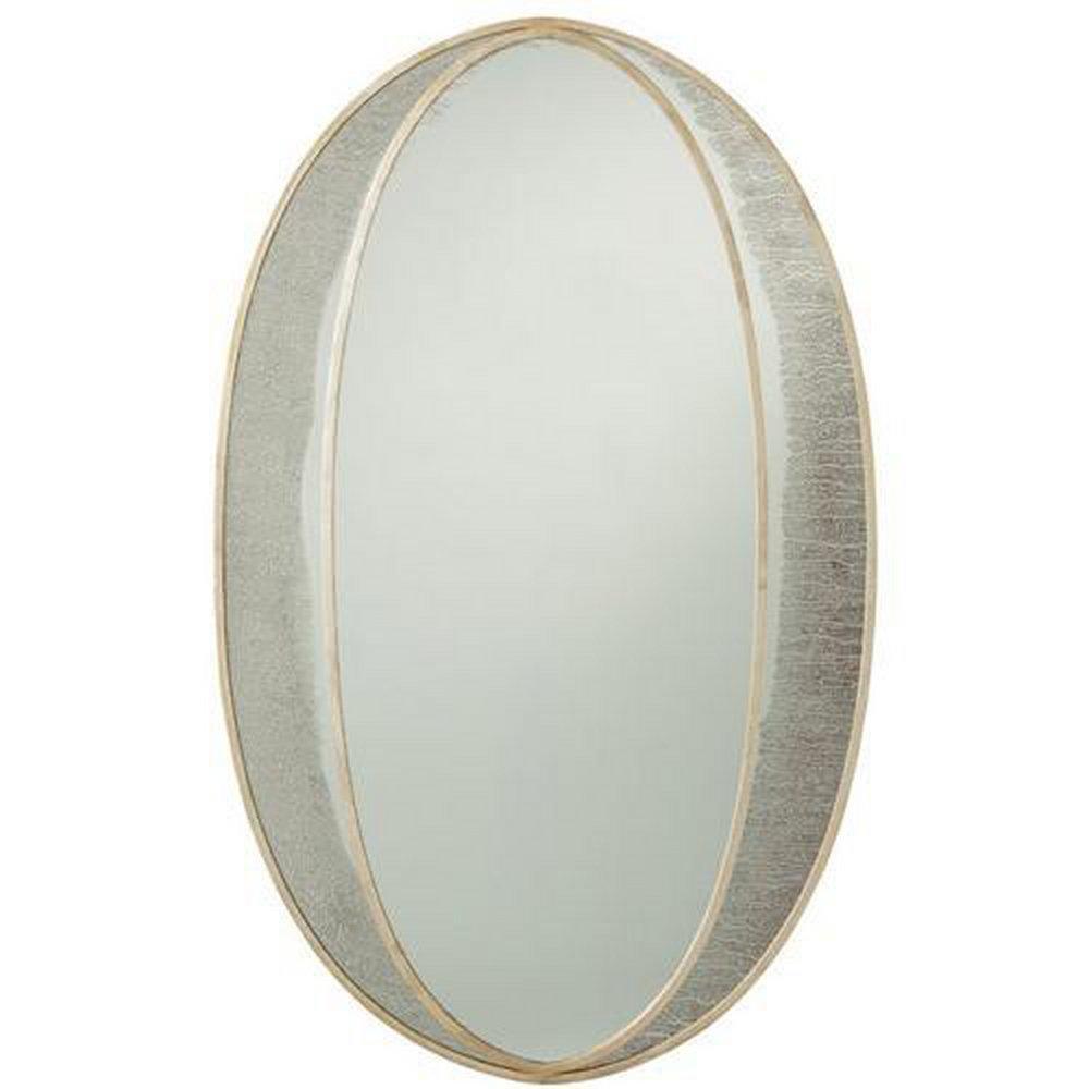 Arteriors Home Champagne 52 x 32 in. Frame Oval Mirror 