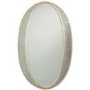 52 x 32 in. Frame Oval Mirror in Champagne