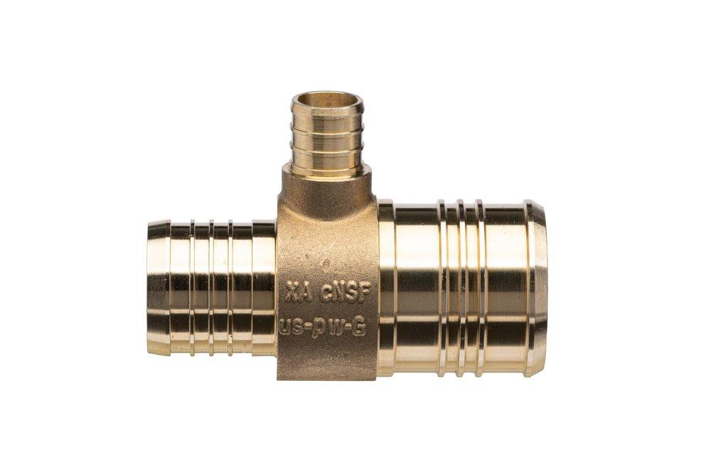 Zurn Barbed Brass Reducing Tee 