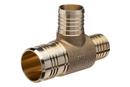 Zurn PEX Barbed Brass Reducing Tee 