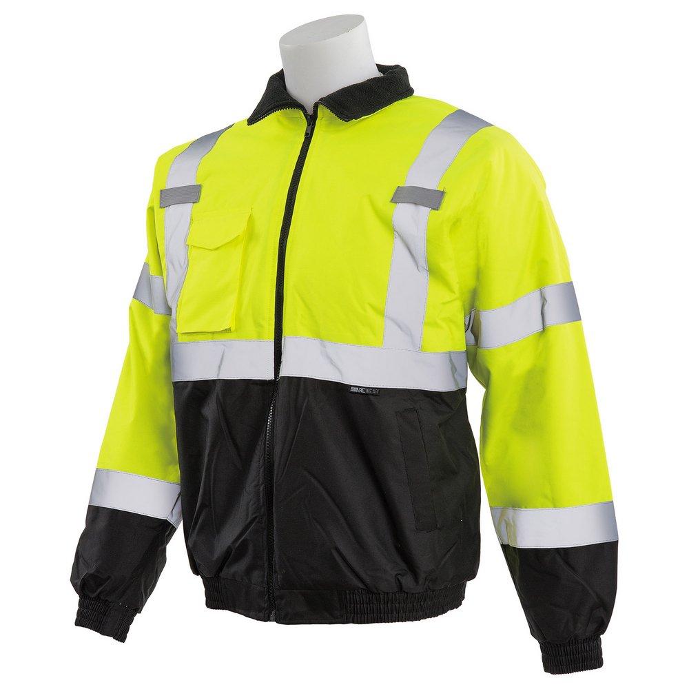 DeltaPlus Hi-Viz Lime Bomber Jacket 