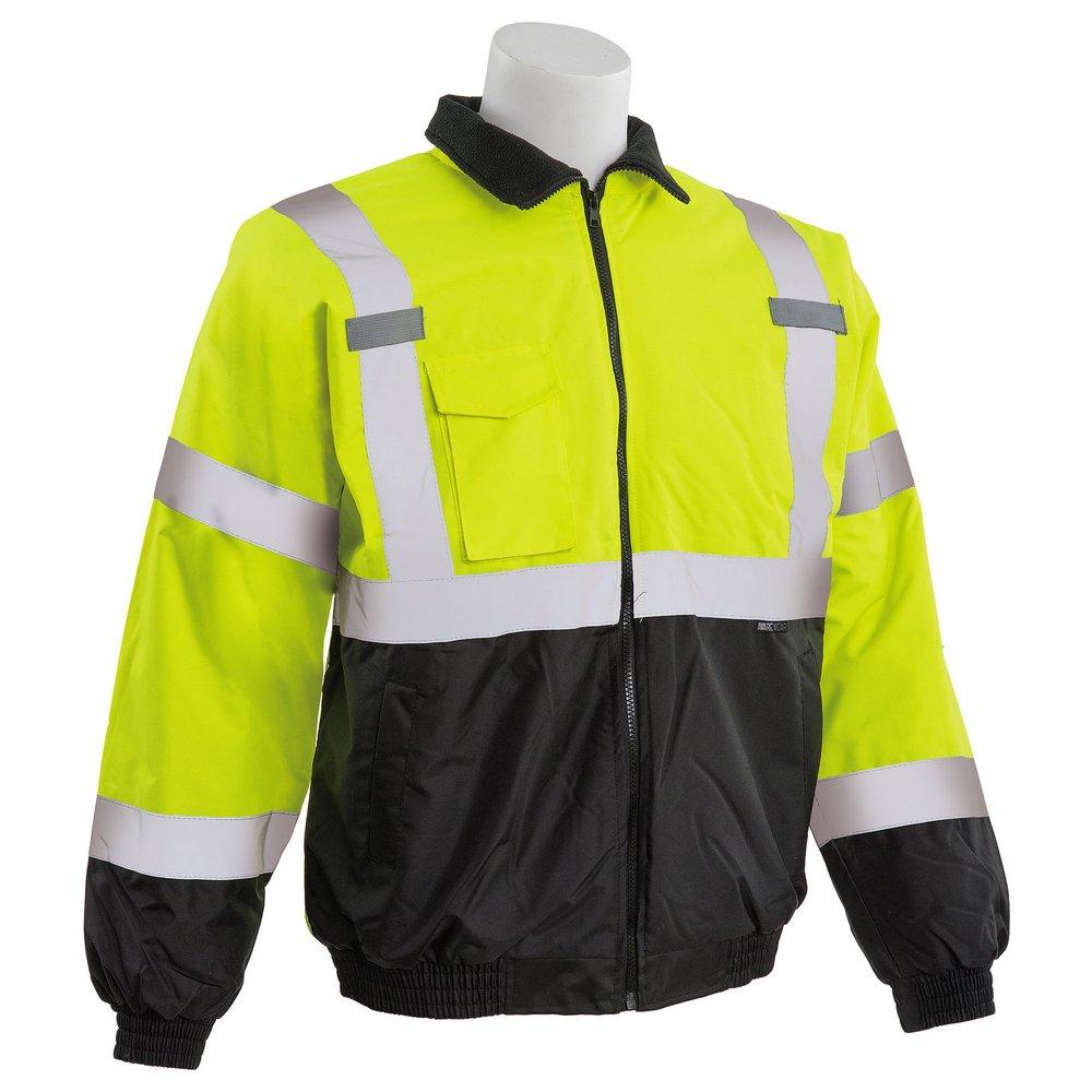 DeltaPlus Hi-Viz Lime Bomber Jacket 