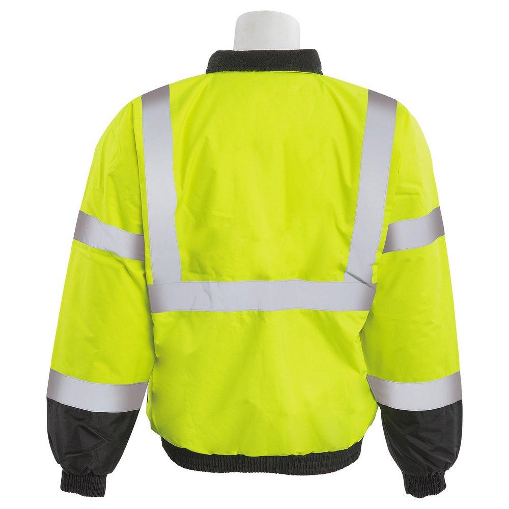 DeltaPlus Hi-Viz Lime Bomber Jacket 