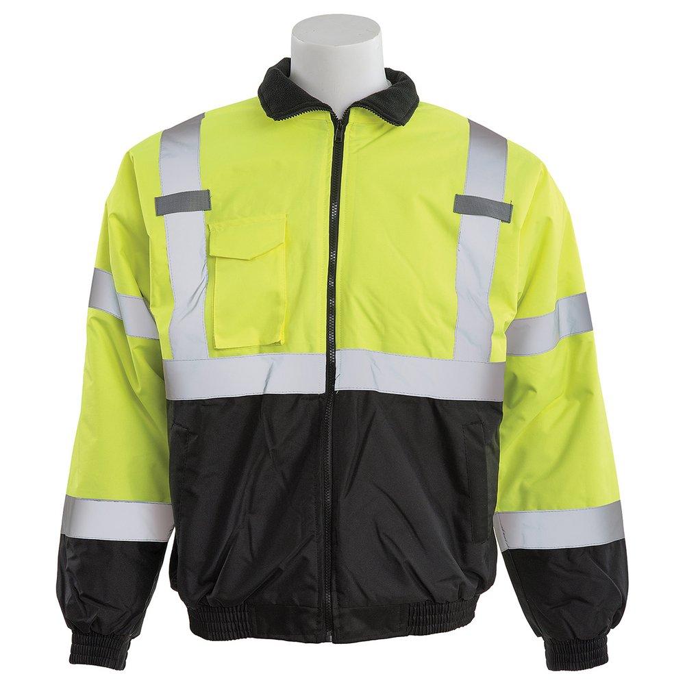 ERB Safety Hi-Viz Lime Bomber Jacket 