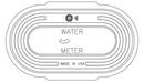 18 in. Plastic Meter Box with Cover