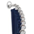 PROFLO&reg; Brushed Nickel Curved Shower Rod Flange Kit 
