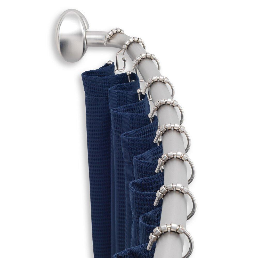 PROFLO® Brushed Nickel 6 ft. Curved Shower Rod 