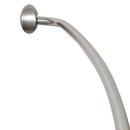 6 ft. Curved Shower Rod in Brushed Nickel