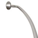 PROFLO&reg; Brushed Nickel Curved Shower Rod Flange Kit 