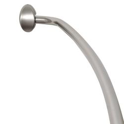 Curved Shower Rod Flange Kit in Brushed Nickel