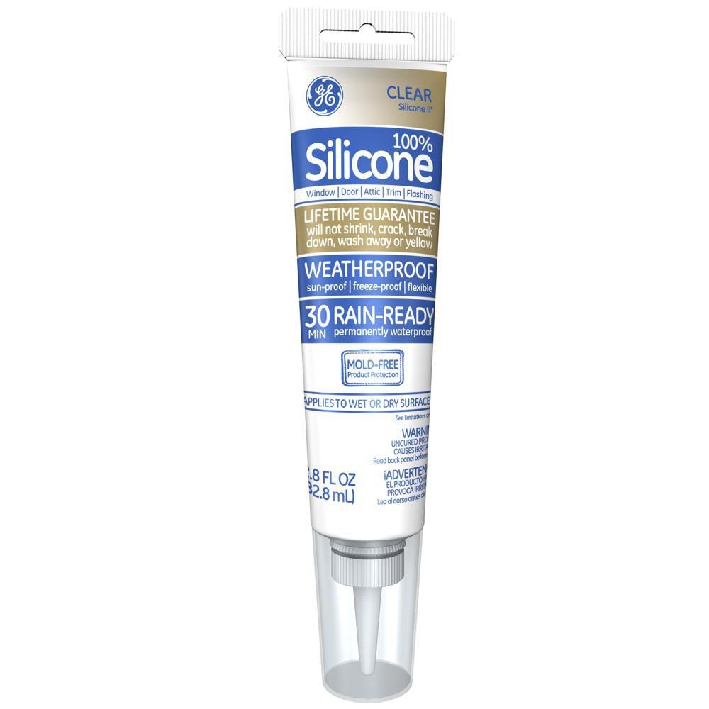 Momentive Performance Materials White Silicone Window and Door Caulk in White 