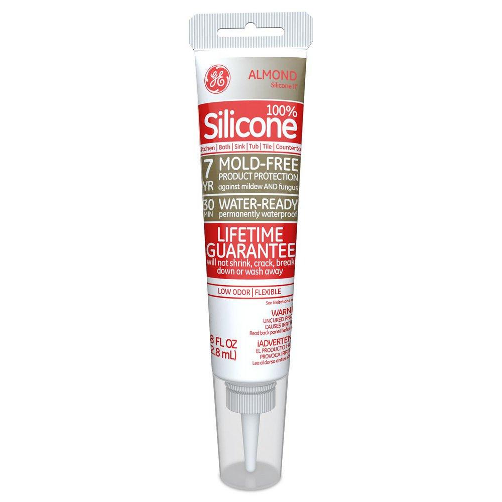 Momentive Performance Materials Almond Silicone Kitchen and Bath Caulk in Almond 
