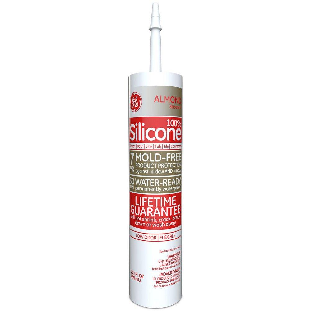 Momentive Performance Materials Almond Silicone Kitchen and Bath Caulk in Almond 