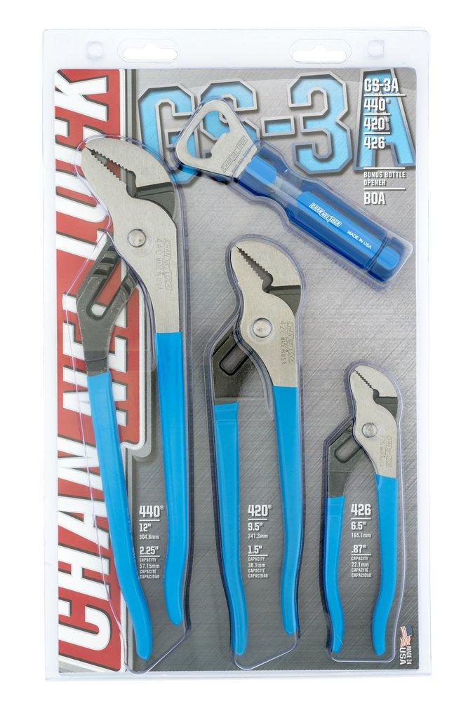 Channellock Polished Steel 9/10 in. Tongue & Groove Plier 