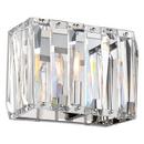 7-1/2 in. 60W 1-Light Candelabra E-12 Base Bath Vanity Light in Polished Chrome with Crystal