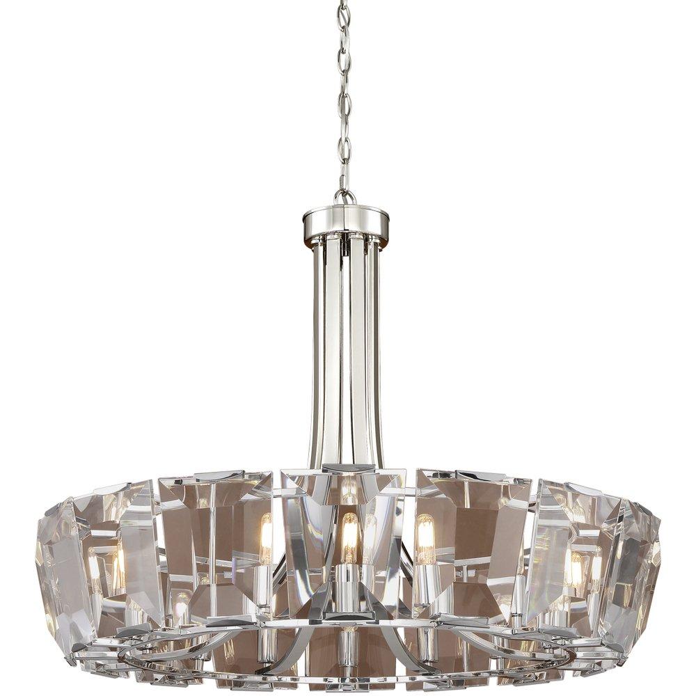Metropolitan Polished Nickel 60W 16-Light Candelabra E-12 Chandelier 