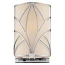Metropolitan Polished Chrome 100W 1-Light Medium E-26 Base Wall Sconce 