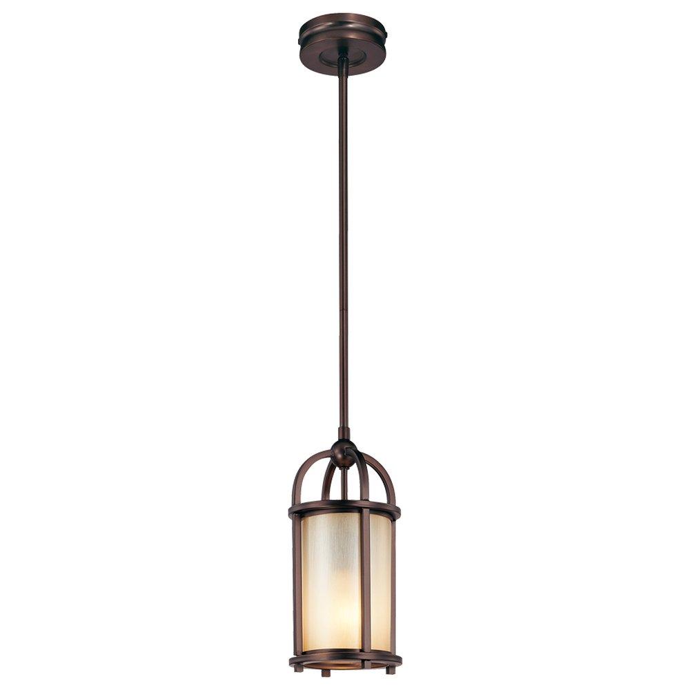 Metropolitan Cimarron Bronze 100W 1-Light Medium E-26 Base Mini Pendant 