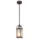 Metropolitan Cimarron Bronze 100W 1-Light Medium E-26 Base Mini Pendant 