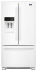 35-5/8 in. 24.7 cu. ft. French Door Refrigerator in White
