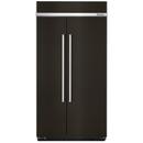 42-1/4 in. 25.5 cu. ft. Side-By-Side Refrigerator in Black Stainless