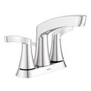 Bathroom Sink Faucet with Double Lever Handle in Polished Chrome