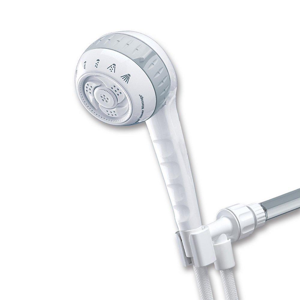 Water Pik White/Grey 2.5 gpm CCN Hand Shower with 60 Hose 6-Settings with Massage 