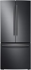 29-3/4 in. 21.6 cu. ft. French Door Refrigerator in Fingerprint Resistant Black Stainless Steel
