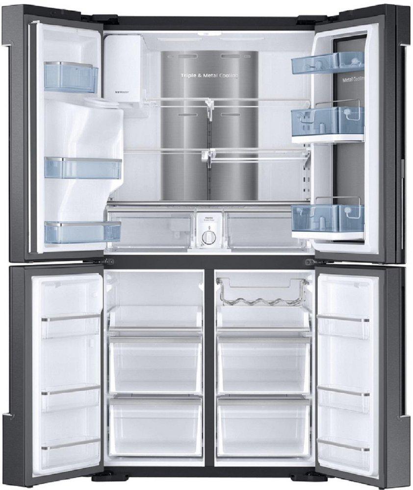 Samsung Fingerprint Resistant Black Stainless Steel 35-3/4 in. 28 cu. ft. French Door Refrigerator 