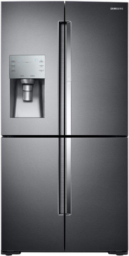 Samsung Fingerprint Resistant Black Stainless Steel 35-3/4 in. 28 cu. ft. French Door Refrigerator 
