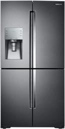 35-3/4 in. 28 cu. ft. French Door Refrigerator in Fingerprint Resistant Black Stainless Steel