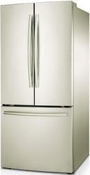 Samsung Stainless Platinum 29-3/4 in. 21.6 cu. ft. Bottom Mount Freezer, French Door, Full Refrigerator 