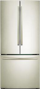 Samsung Stainless Platinum 29-3/4 in. 21.6 cu. ft. Bottom Mount Freezer, French Door, Full Refrigerator 
