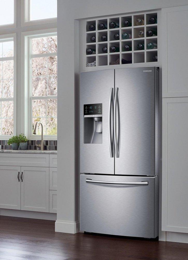 Samsung Stainless Steel 35-3/4 in. 28.07 cu. ft. French Door Refrigerator 
